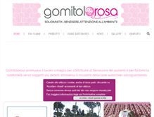 Tablet Screenshot of gomitolorosa.org